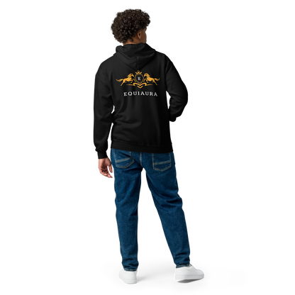 EQUIAURA Men's Zip Hoodie - Black