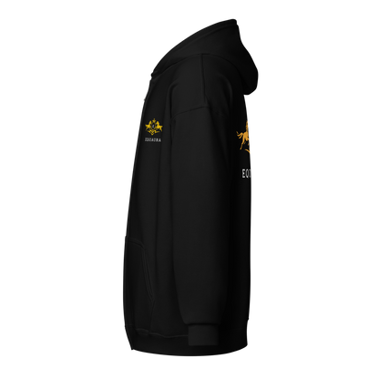 EQUIAURA Men's Zip Hoodie - Black