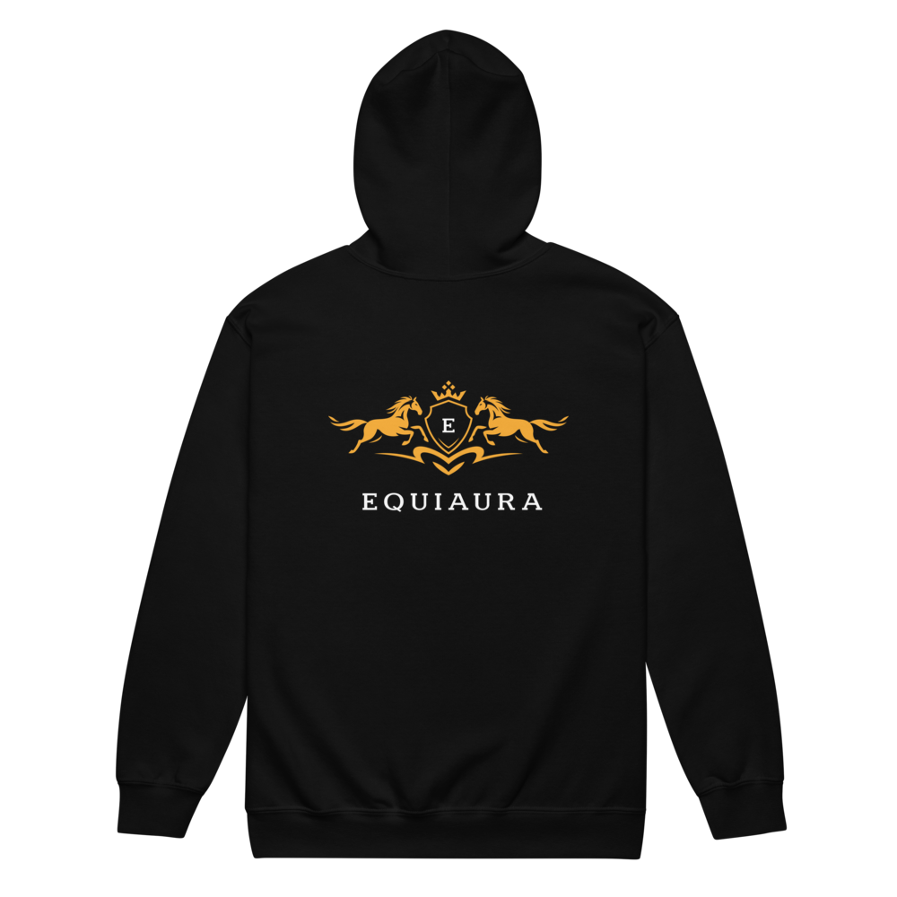EQUIAURA Men's Zip Hoodie - Black