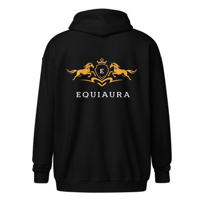 EQUIAURA Men's Zip Hoodie - Black