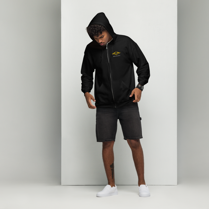 EQUIAURA Men's Zip Hoodie - Black